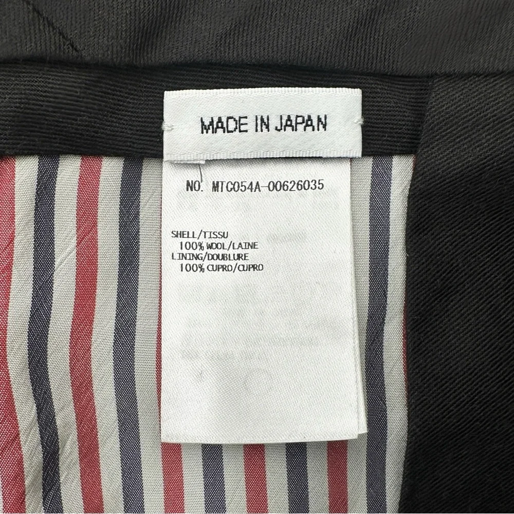 Thom Browne Gray Fold Over Cuffed Wool Dress Shorts sz 2